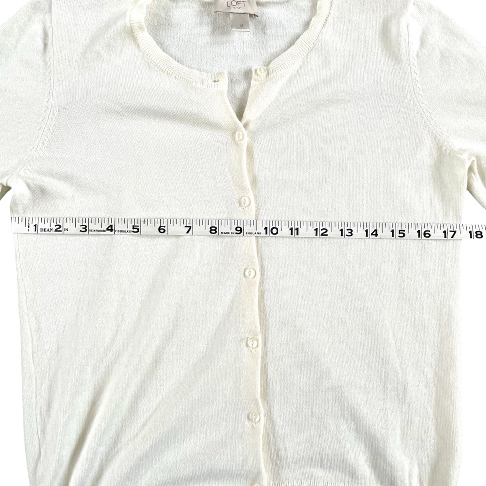 Loft Women’s White Cardigan - Picture 5 of 8
